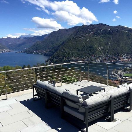 Penthouse - Villa Cardano Como Exteriér fotografie