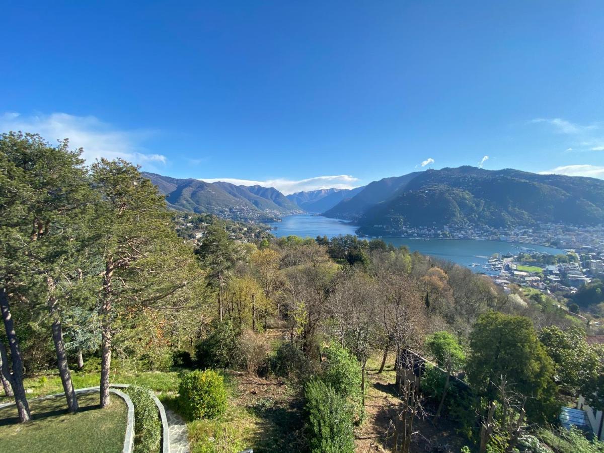 Penthouse - Villa Cardano Como Exteriér fotografie