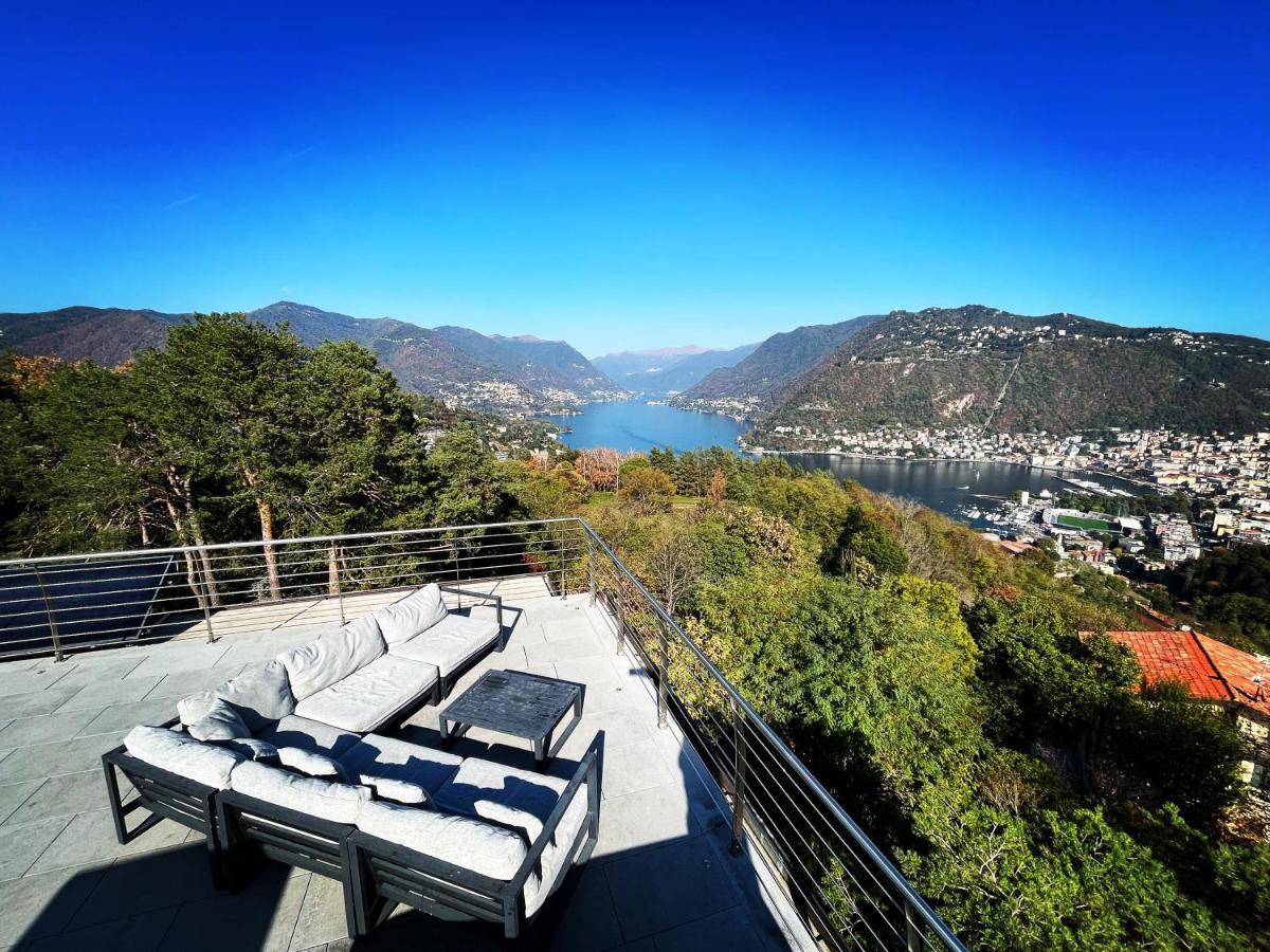 Penthouse - Villa Cardano Como Exteriér fotografie